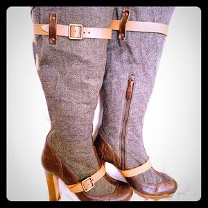 UGG Limited edition wool, shearling+leather boots!